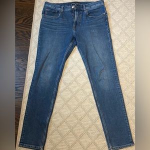 Mens Everlane Skinny Jeans 32 x 32 Blue Stretch Organic Cotton